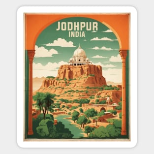 Jodhpur India Vintage Tourism Travel Magnet